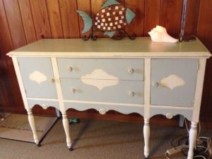 My Morning Coffee- Painted Sideboard