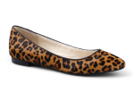 My Morning Cofee- Leopard Calf Hair Pointed Tow Flat for $94.99 from C. Wonder