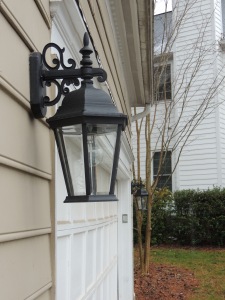 My Morning Coffee- New Exterior Lights