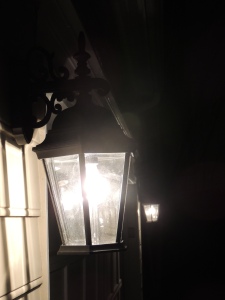My Morning Coffee Blog- Exterior Lights Makeover